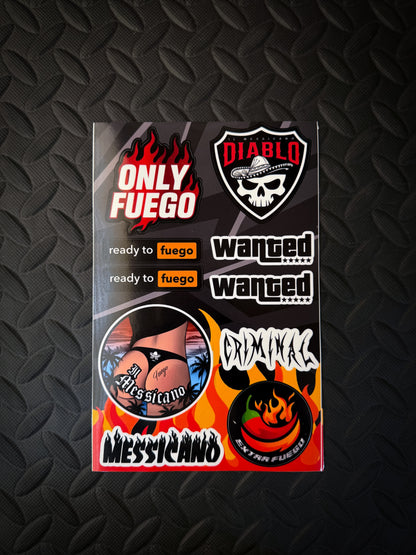 Pegatinas mexicanas calientes 🔥