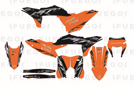 Grafiche KTM 2025 Hard Enduro Full Holo Glitter
